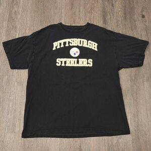 Pittsburgh Steelers Black NFL Team Apparel Men’s Shirt Size 2XL